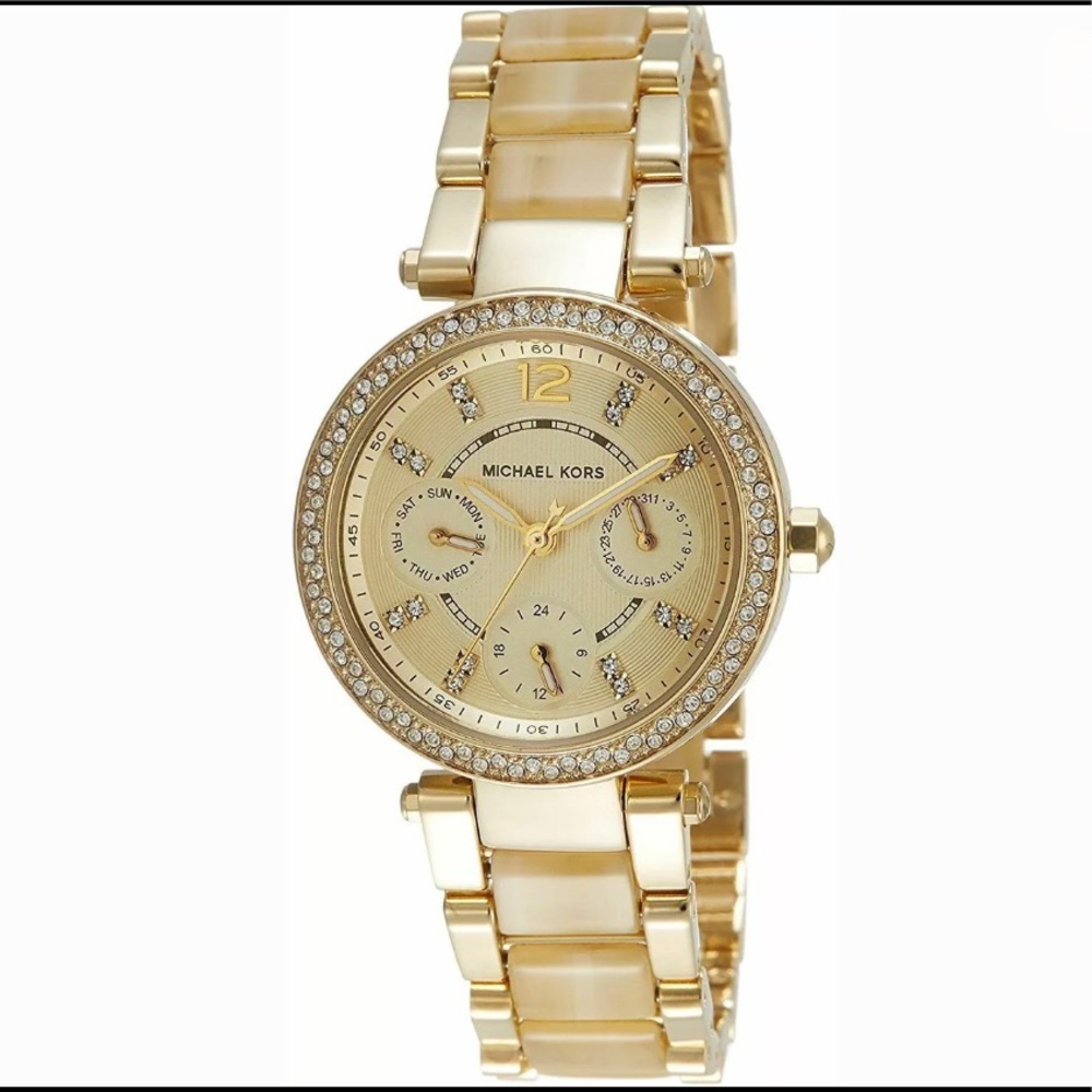 Trade Michael Kors Watch Crystal Rhinestone - Picture 1 of 8